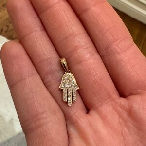 Real Rose Gold & Diamond Pendant